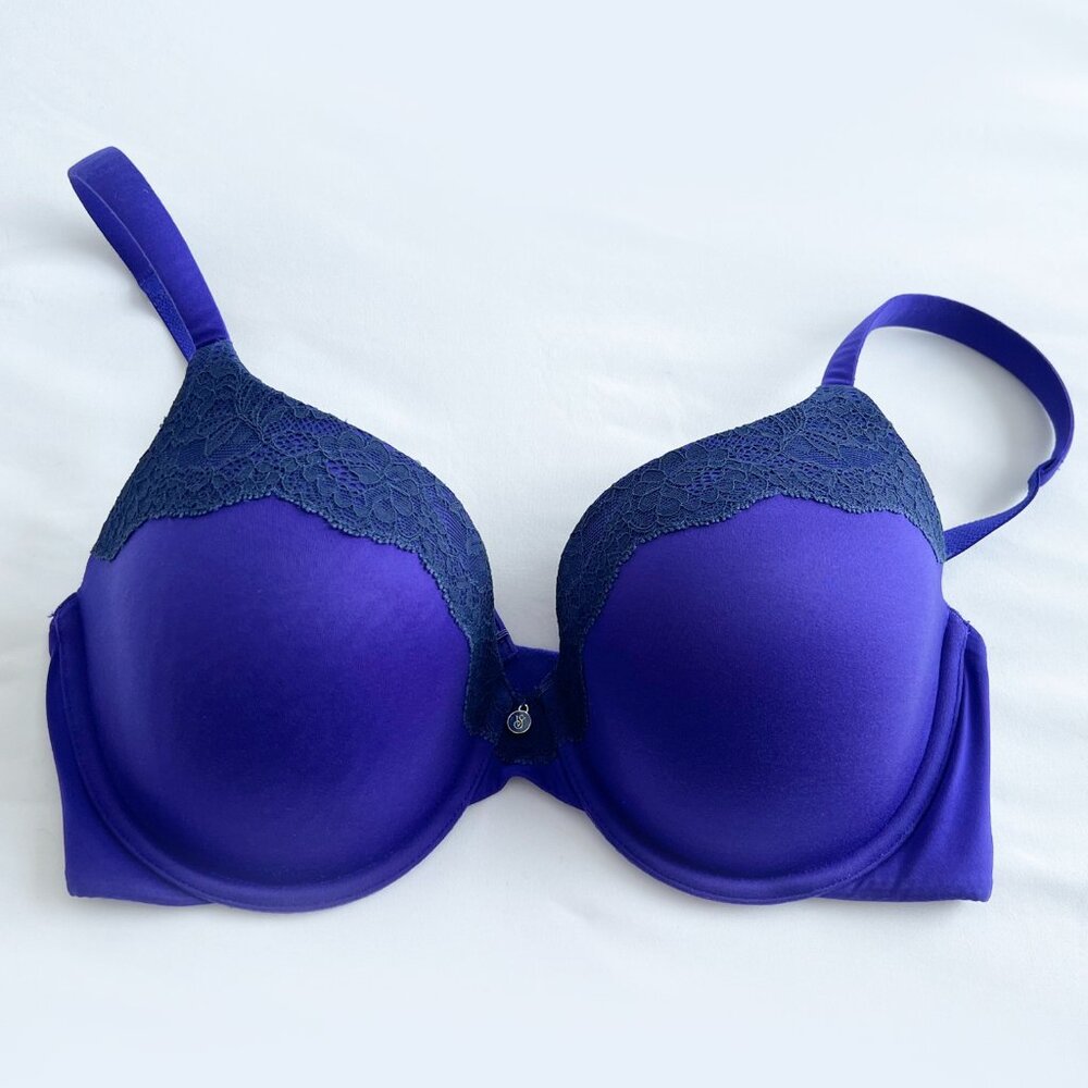 Victoria's Secret Perfect Coverage Purple Lace Bra